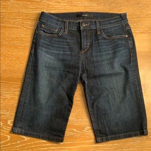 Joe’s Jeans denim Bermuda shorts size 27